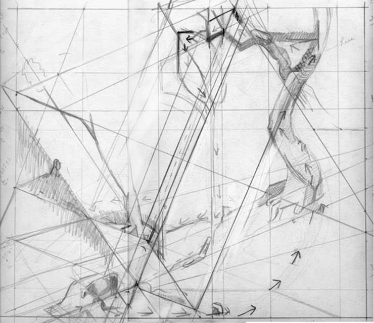 Constable, geometry in art, eye direction