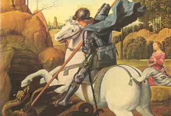 Rahphael painting st george and the dragon